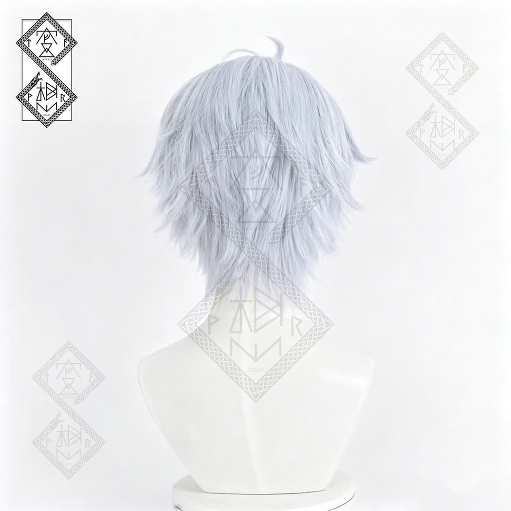 Honkai: Star Rail Phainon Cosplay Wig – Long White Anime Wig Heat Resistant Synthetic Hair for Halloween Costume & Role Play
