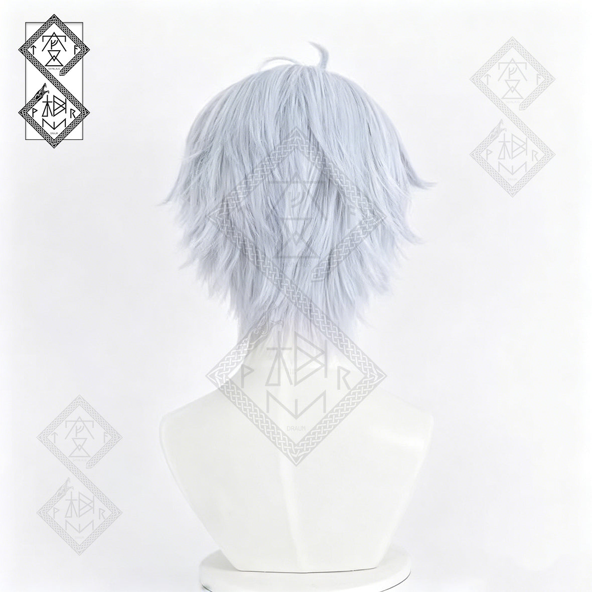 Honkai: Star Rail Phainon Cosplay Wig – Long White Anime Wig Heat Resistant Synthetic Hair for Halloween Costume & Role Play