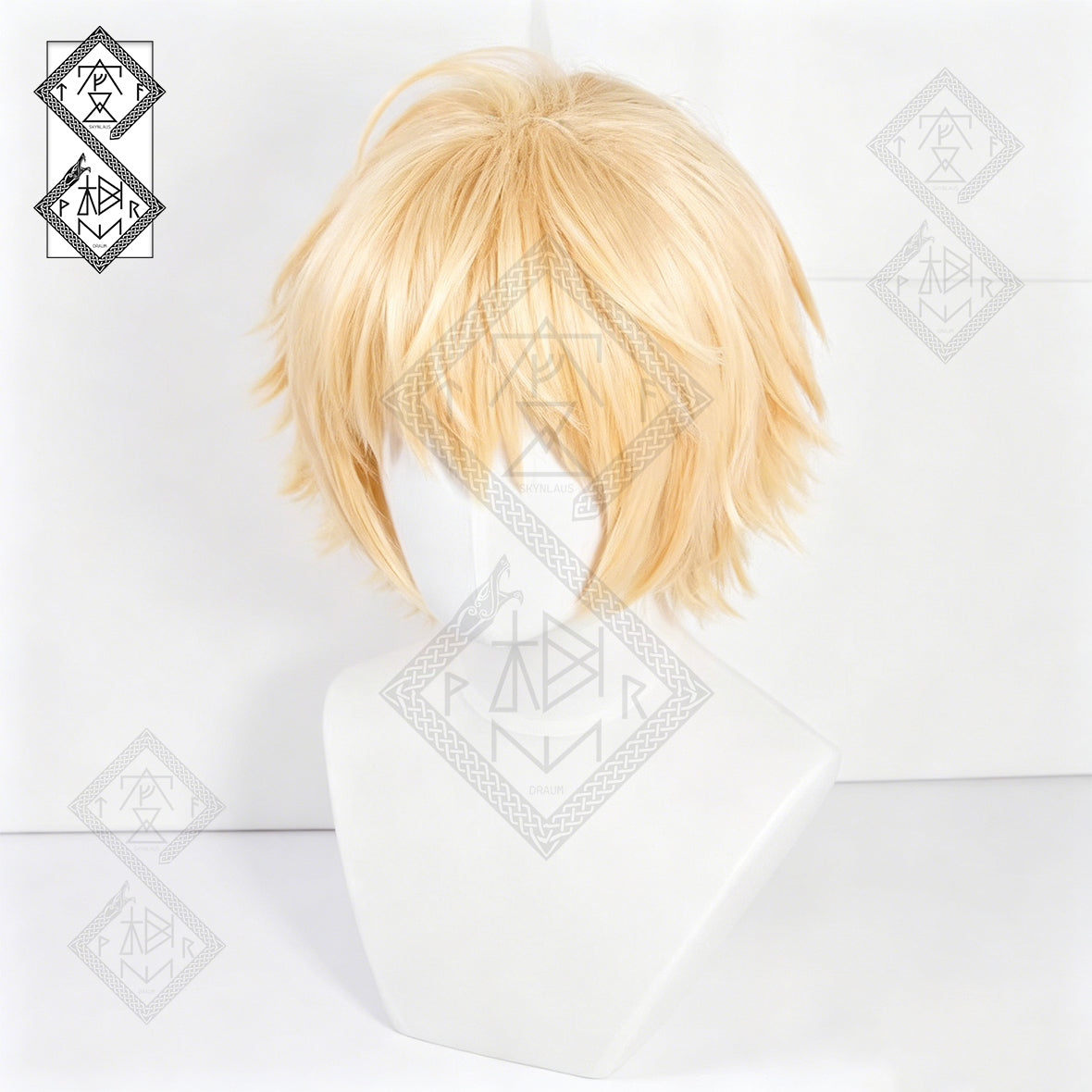 Chainsaw Man Denji Cosplay Wig Orange Blonde Anime Wig Heat Resistant Synthetic Hair