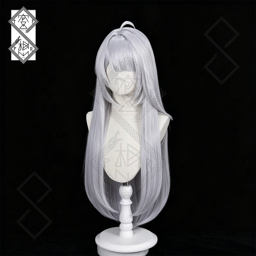 Yixuan Cosplay Wig for Zenless Zone Zero – Blue Silver White Gradient Long Anime Wig Heat Resistant