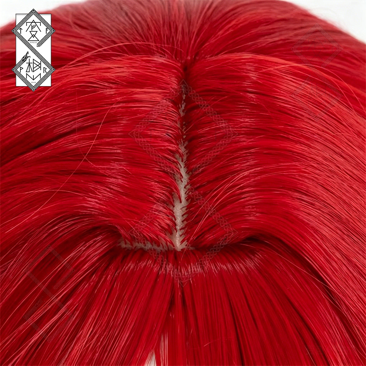 Identity V Priestess Cosplay Wig Red Witch Hair Fiona Gilman Costume Wig Heat Resistant Anime Wig