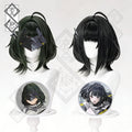 Arknights Endfield Administrator B Cosplay Wig – Short Bob Cut Brown Hair | Anime Cosplay Wig for Women(Green Style)