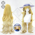 Honkai: Star Rail Phoebe Cosplay Wig – Layered Gradient Yellow Big Waves | Synthetic Anime Wig