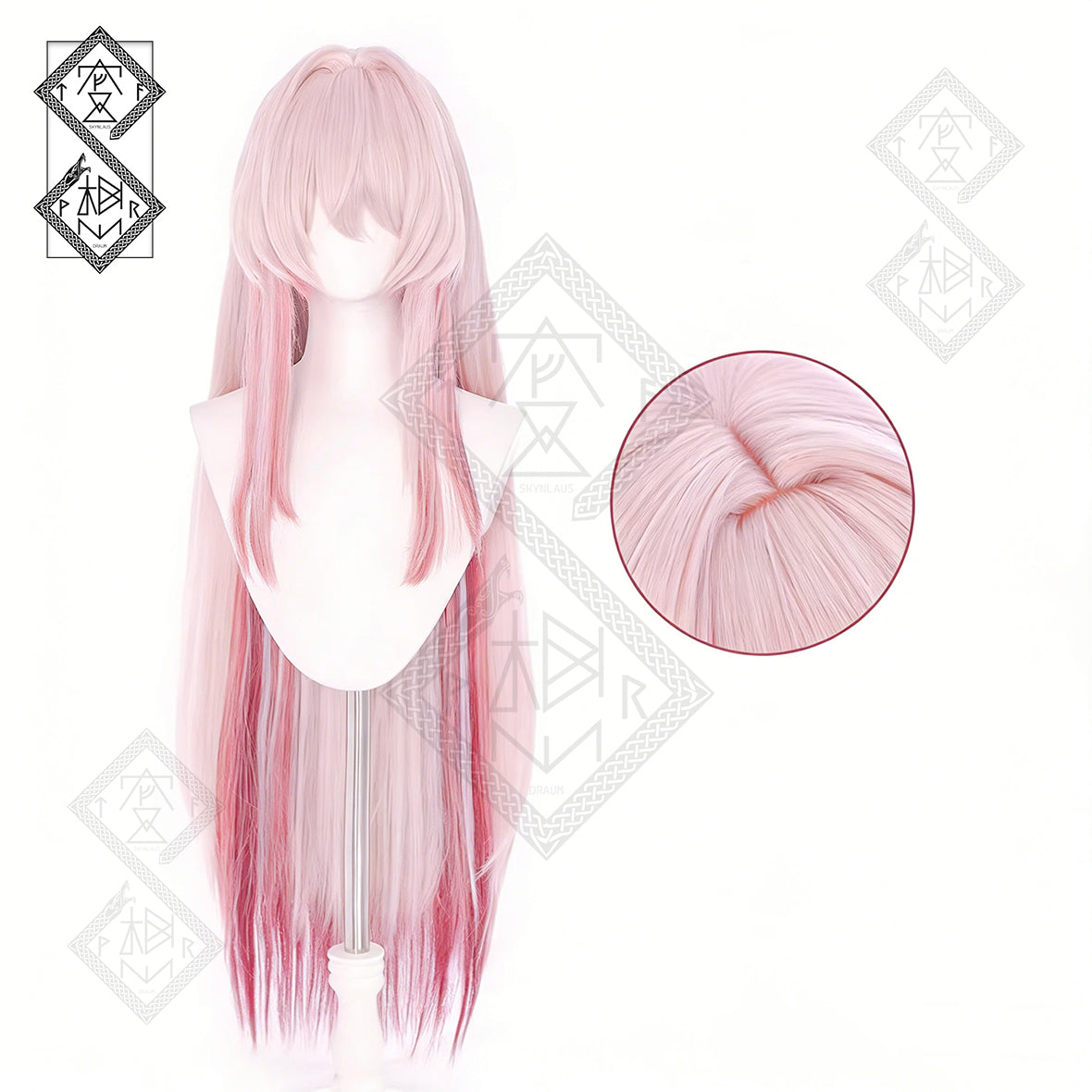 Arknights Theresa Cosplay Wig Demon Commemoration Anime Wig Heat Resistant Synthetic Hair for Costume Party