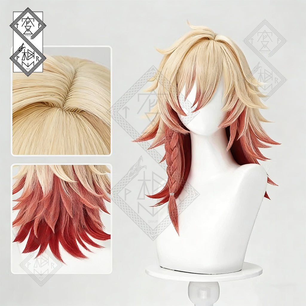 Honkai: Star Rail Cosplay Wig Mydeimos – Anime Gradient Braid Wig | Long Heat Resistant Synthetic Wig for Halloween Costume