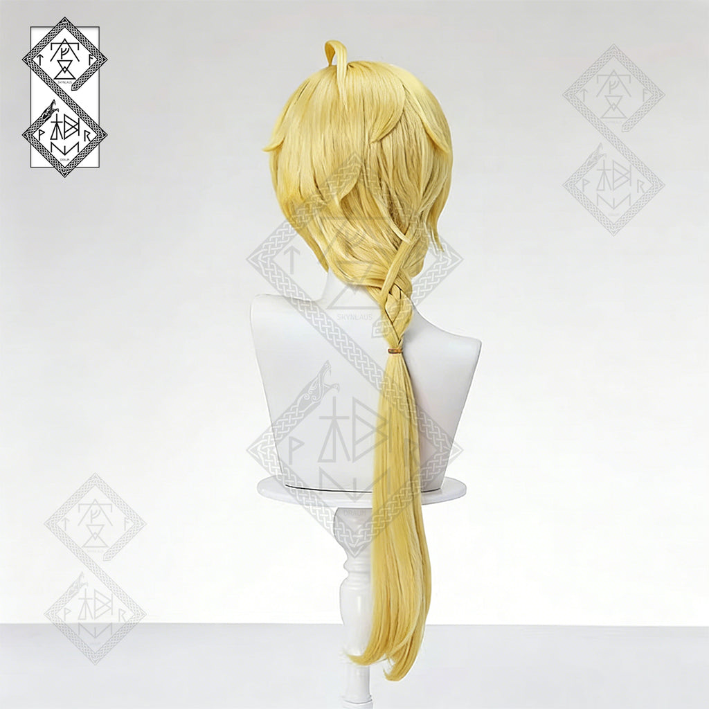 Zenless Zone Zero Hugo Cosplay Wig – Braided Low Ponytail Anime Wig | Toucan Style Realistic Cosplay Hair Heat Resistant Synthetic Wig