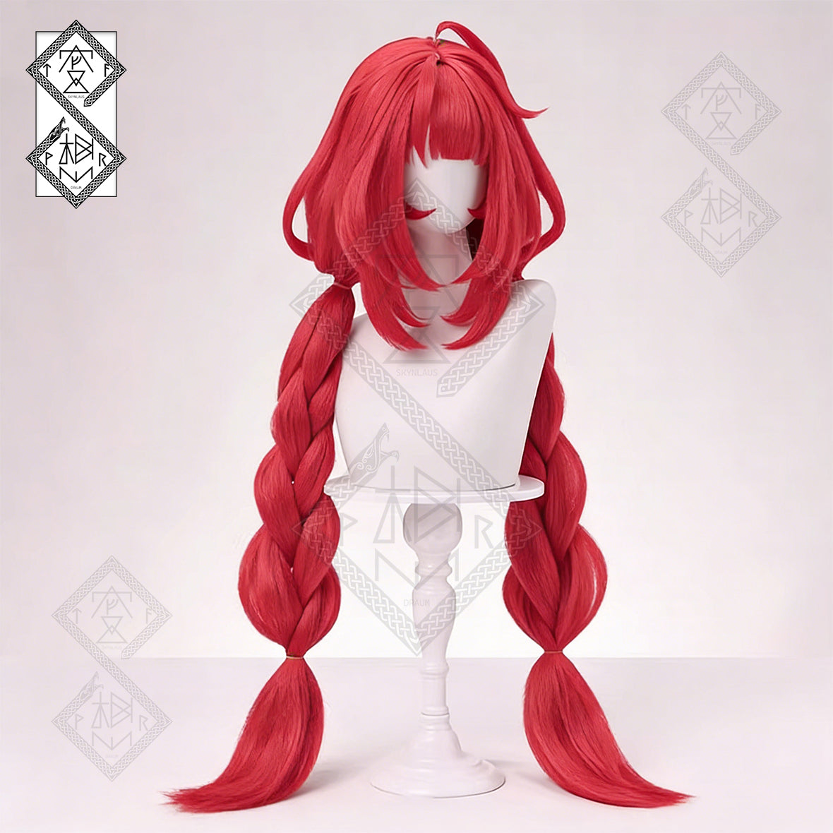 Zenless Zone Zero Ukinami Yuzuha Cosplay Wig – Braided Anime Wig with Realistic Scalp Bangs