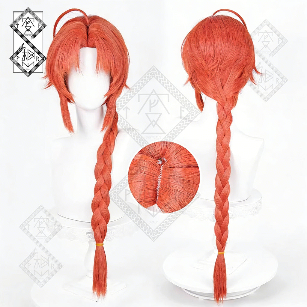 Gintama Kamui Cosplay Wig – Yato Clan Brother Style | Premium Spiky Wig with Natural Scalp Top | Custom Color Anime Costume Wig(Style 1 – Scalp Top)