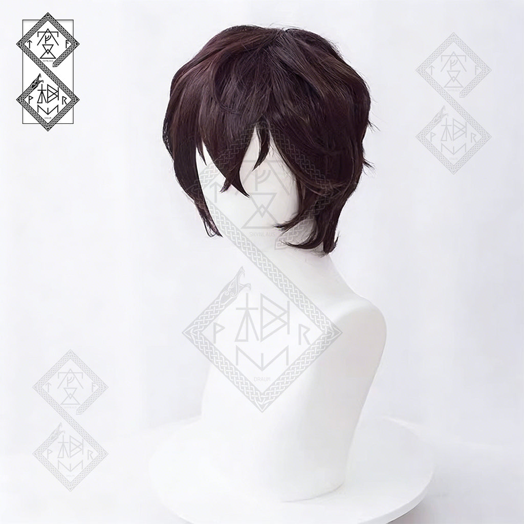 Krul Tepes Cosplay Wig Seraph of the End Purple Twin Tails Anime Wig Clip-On Heat Resistant Synthetic Hair(Fluffy Top Ver.1)