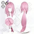 Elysia Herrscher of Human Ego Cosplay Wig – Honkai Impact 3rd Pink Anime Wig Heat Resistant Realistic Hair(Ver.2 Tied Style, 80cm)