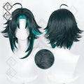 Xiao Cosplay Wig – Genshin Impact Long Anime Wig Heat Resistant Styled Hair (Special Color Available) Ver.2 Teased Top