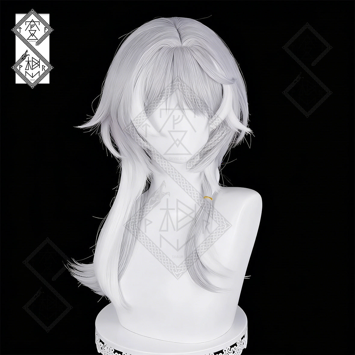 Cipher Cosplay Wig – Honkai: Star Rail Realistic Anime Wig Heat Resistant Synthetic Hair