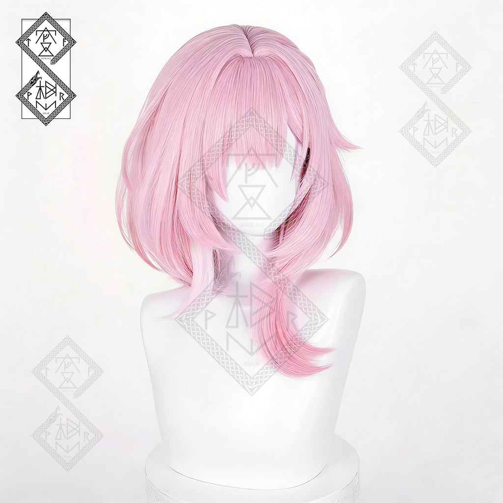 Honkai: Star Rail Cyrene Cosplay Wig – Two-Tone Gradient Synthetic Hair, Heat Resistant Anime Wig for Women & Men