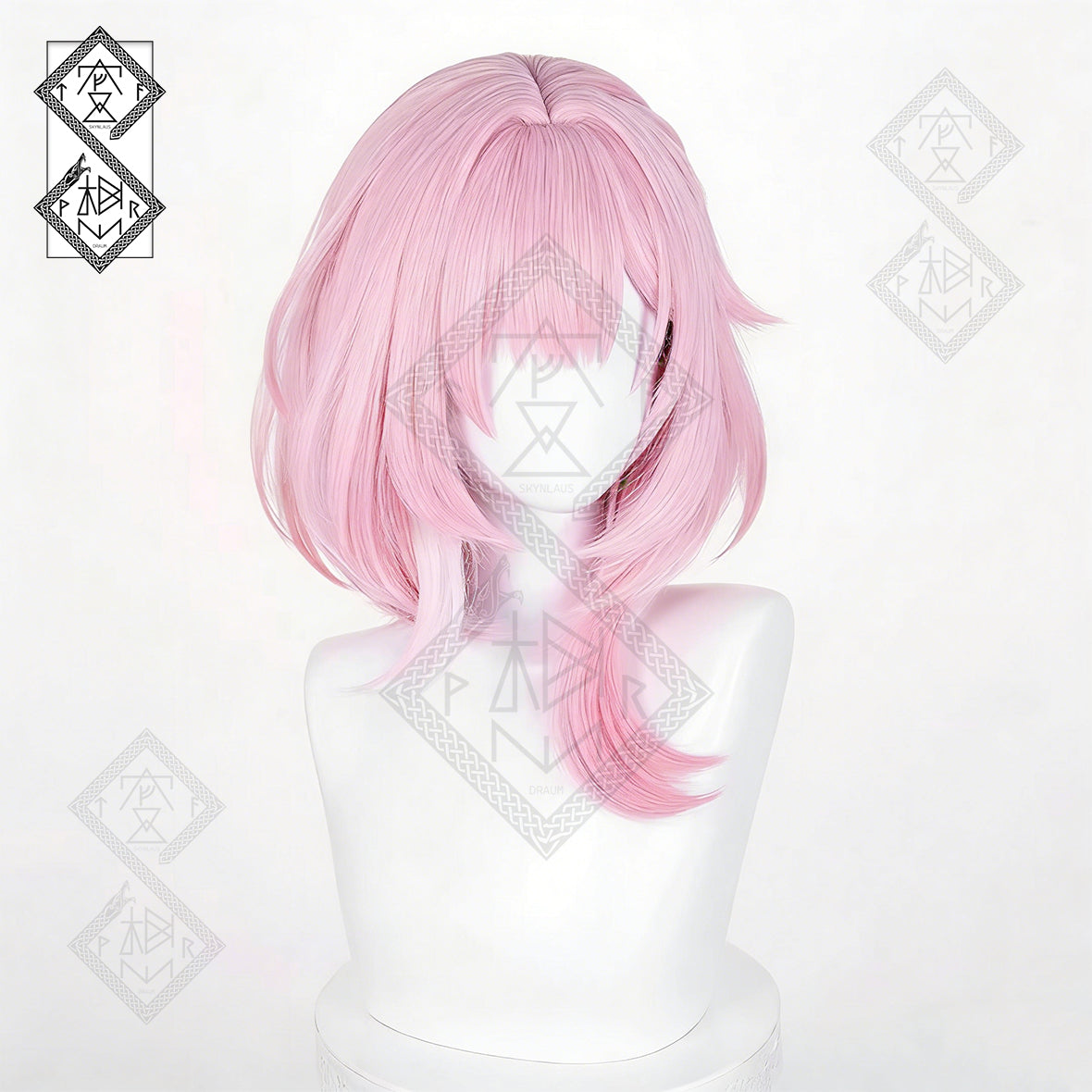 Honkai: Star Rail Cyrene Cosplay Wig – Two-Tone Gradient Synthetic Hair, Heat Resistant Anime Wig for Women & Men
