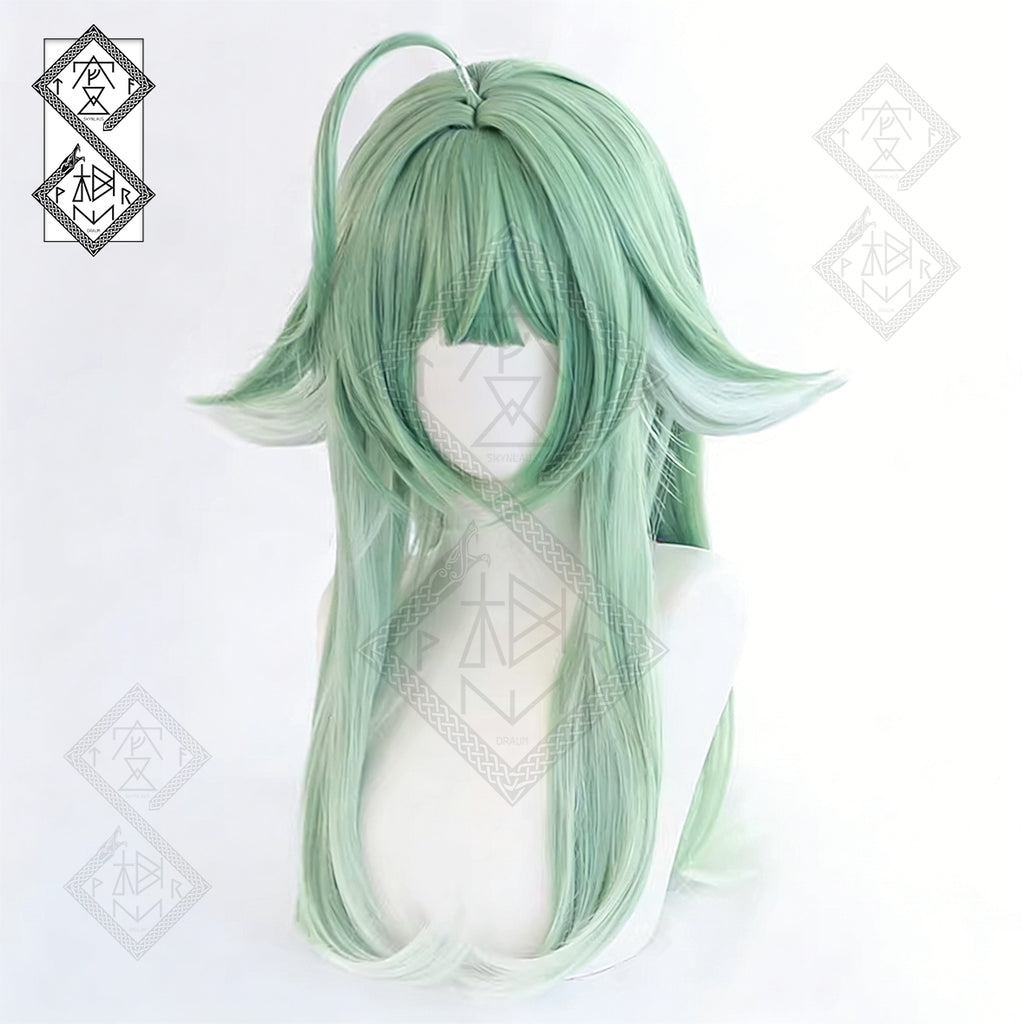 Honkai: Star Rail Huohuo Cosplay Wig – Messy Bun Gradient Synthetic Hair