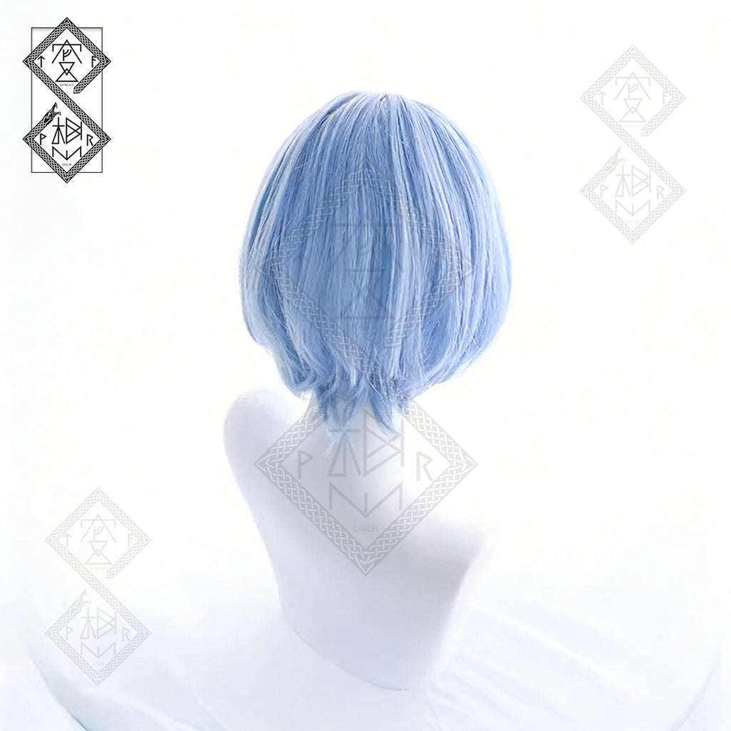 Neon Genesis Evangelion Rei Ayanami Cosplay Wig | Heat Resistant Anime Wig