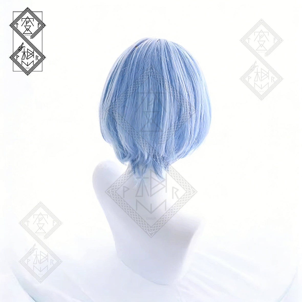 Neon Genesis Evangelion Rei Ayanami Cosplay Wig | Heat Resistant Anime Wig