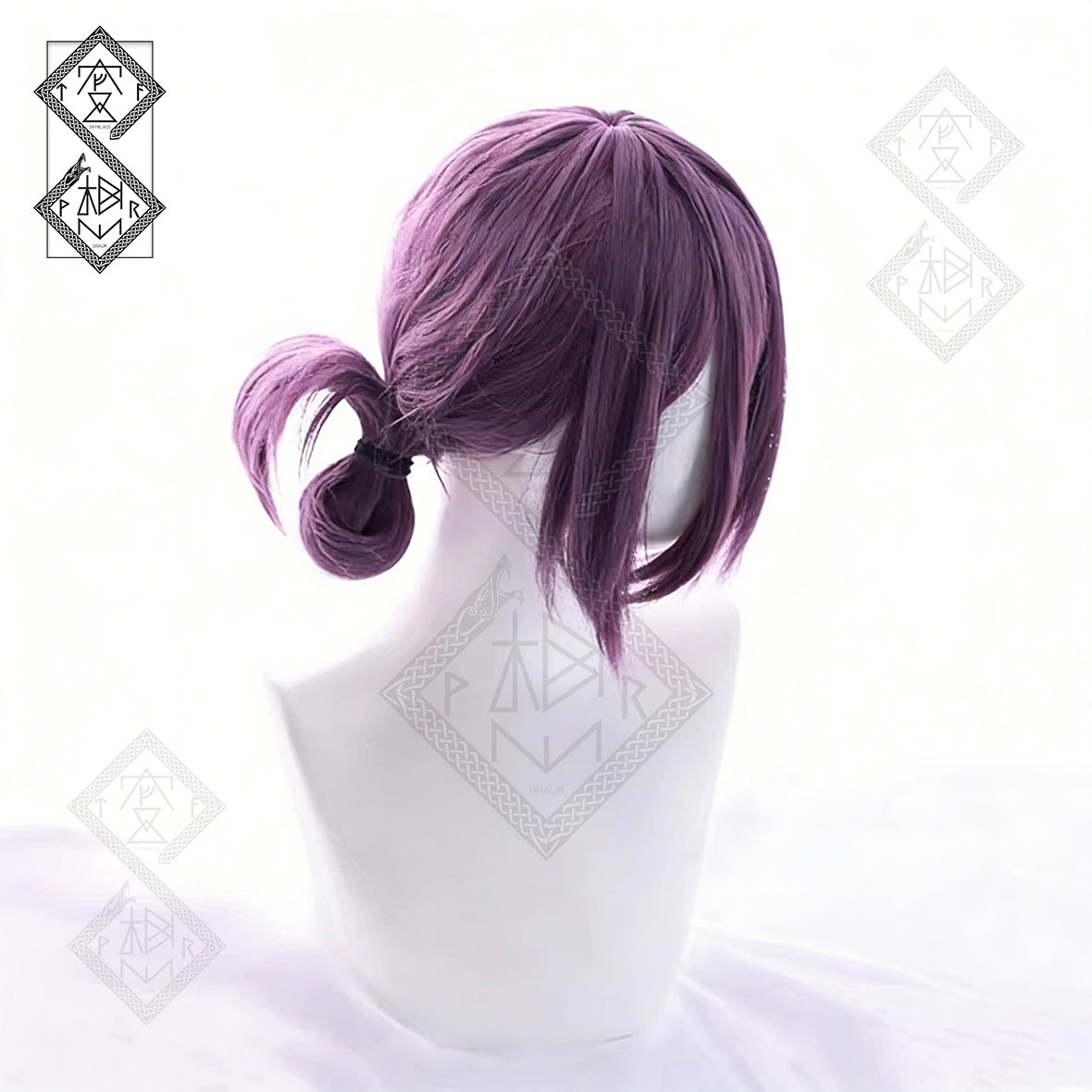 Chainsaw Man Reze Cosplay Wig | Pre-Styled Ponytail Anime Wig | Heat Resistant Synthetic Hair(Ver.1 Basic Version)