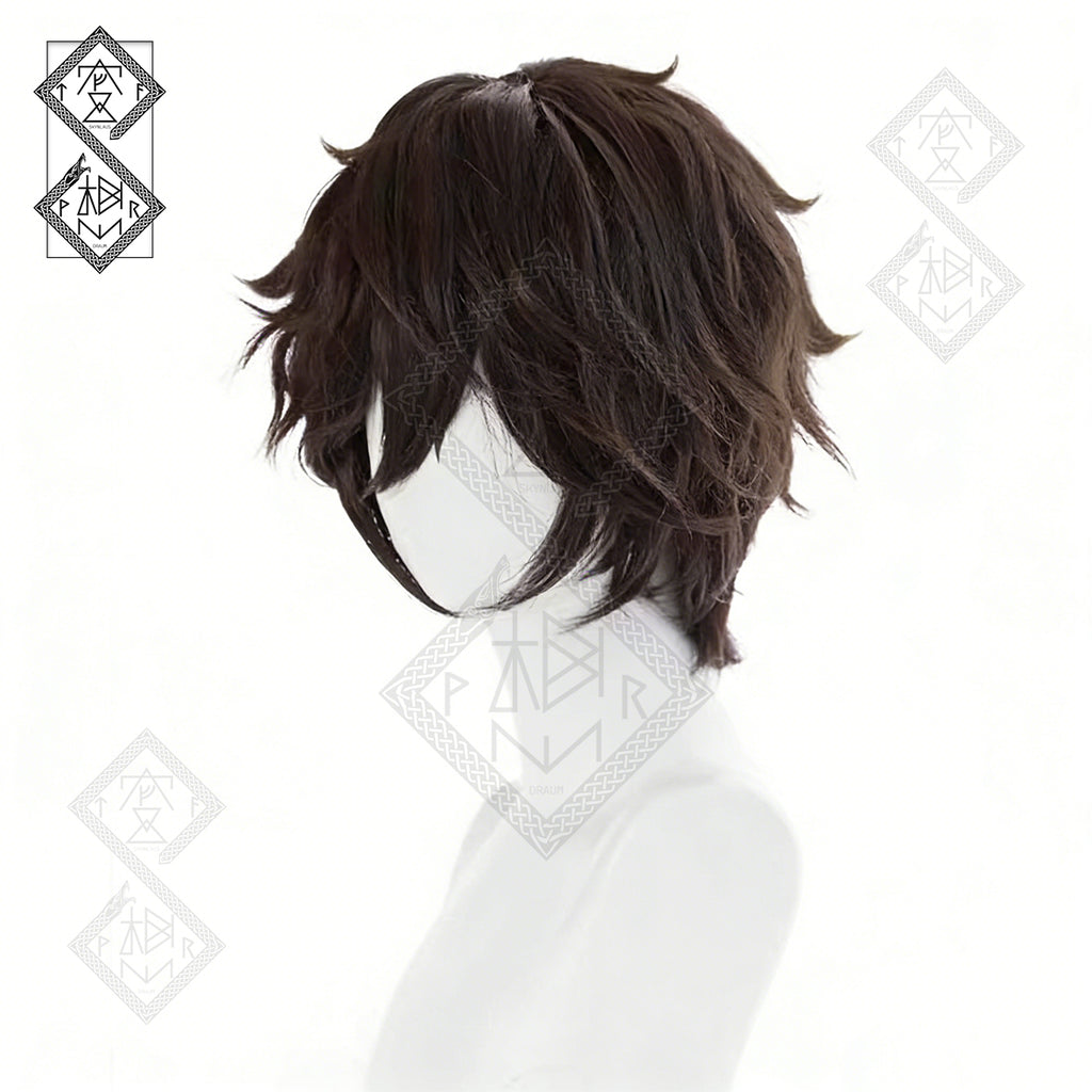 Persona 5 Joker Wig Ren Amamiya Akira Kurusu Cosplay Wig Short Black Layered Hair Halloween Anime Costume Wig