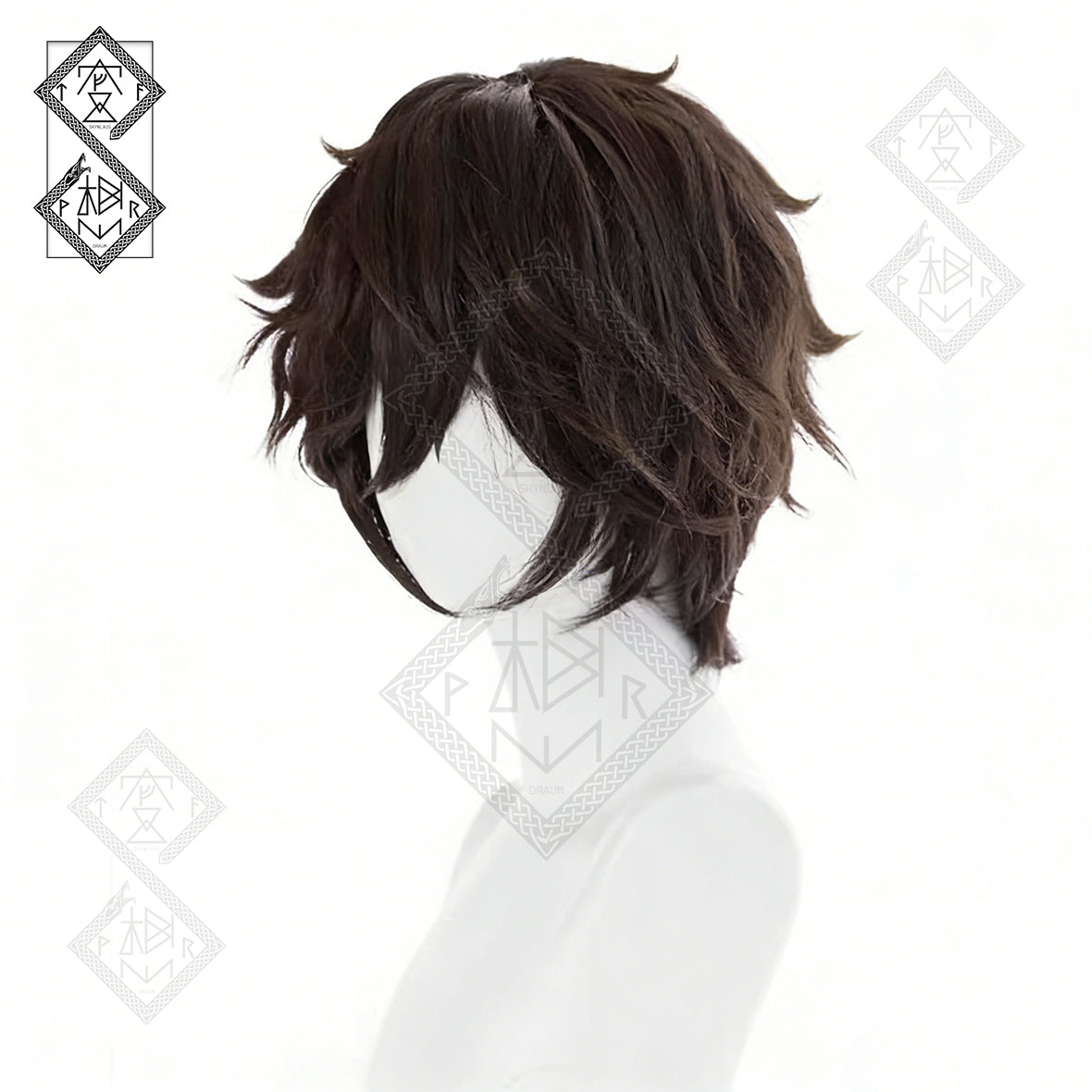 Persona 5 Joker Wig Ren Amamiya Akira Kurusu Cosplay Wig Short Black Layered Hair Halloween Anime Costume Wig
