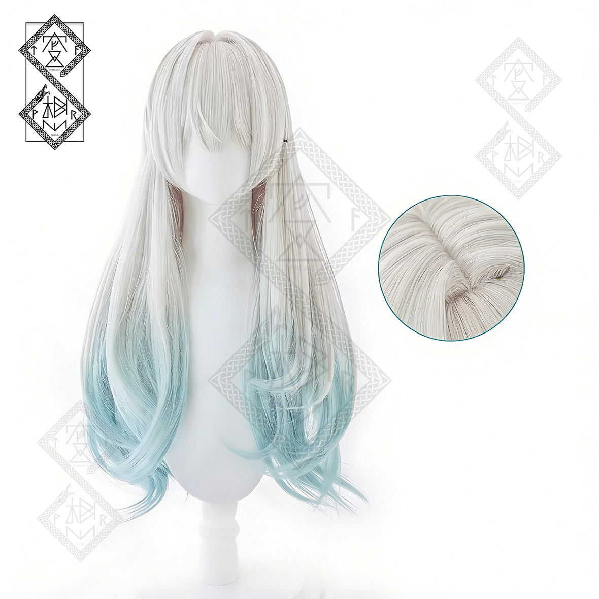 Honkai: Star Rail Firefly Wig Cosplay Wig Middle Part Anime Hair Realistic Wig
