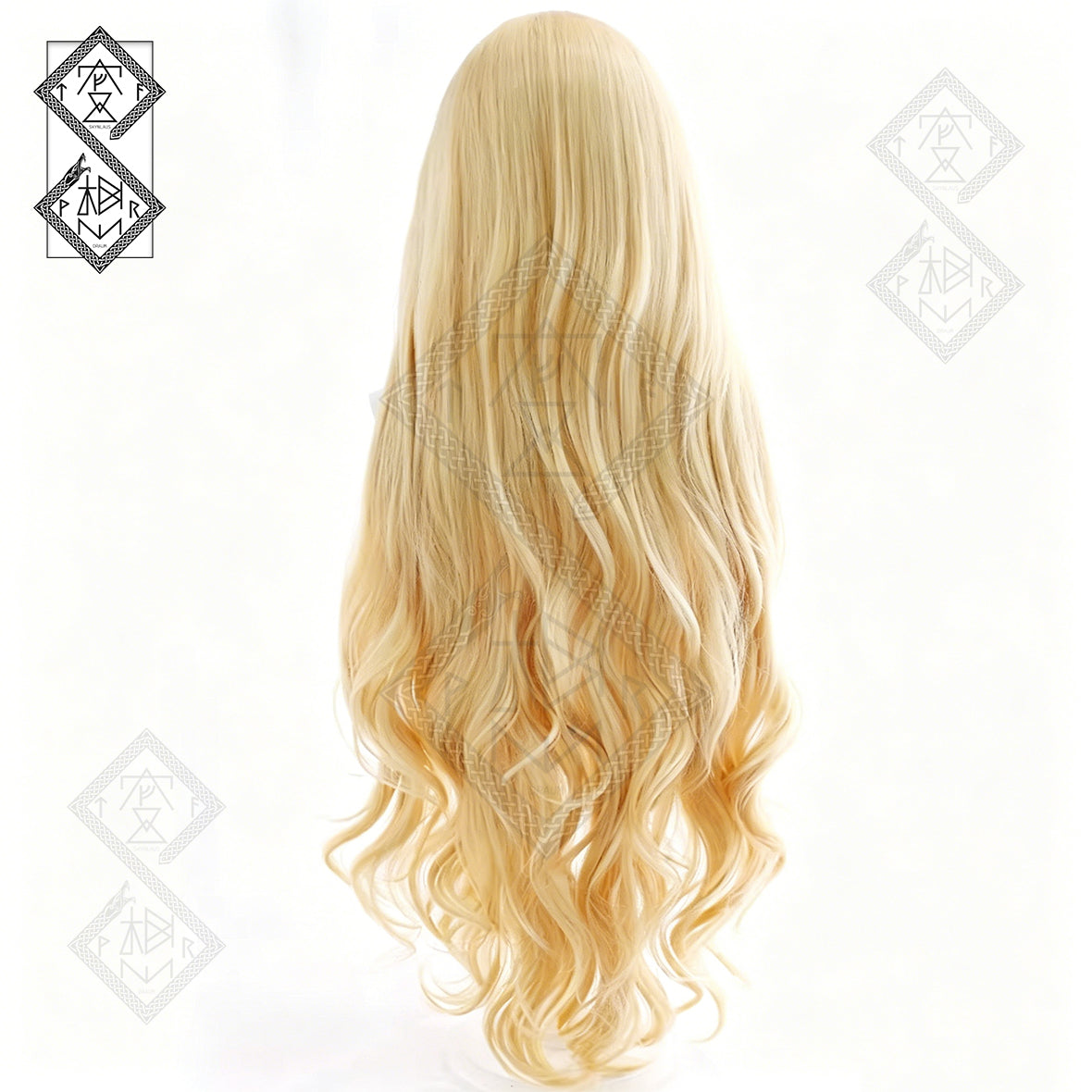 Shugo Chara! Rima Mashiro Cosplay Wig – Exclusive Color Anime Twin Ponytails Blonde Curly Wig for Women Halloween Costume