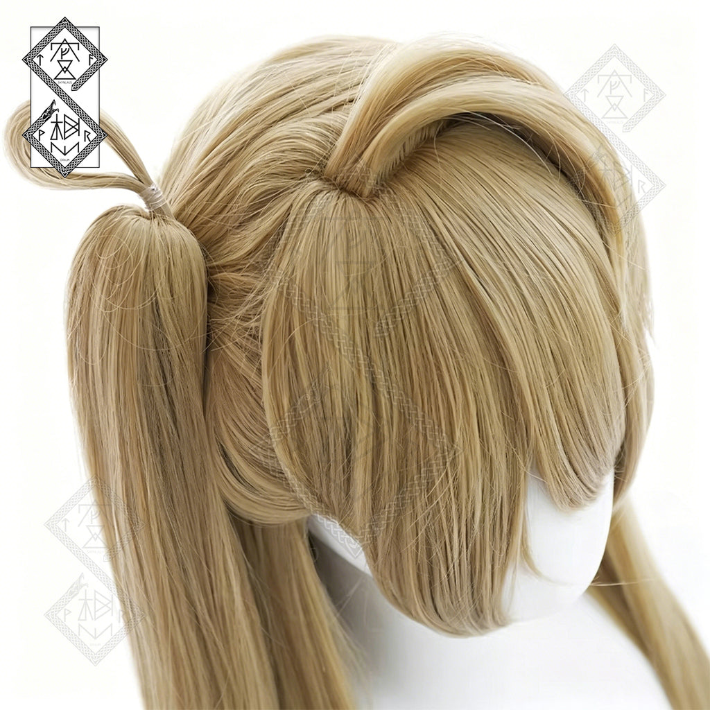 Love Live! Kotori Minami Cosplay Wig with Bun Anime Wig Heat Resistant Synthetic Hair