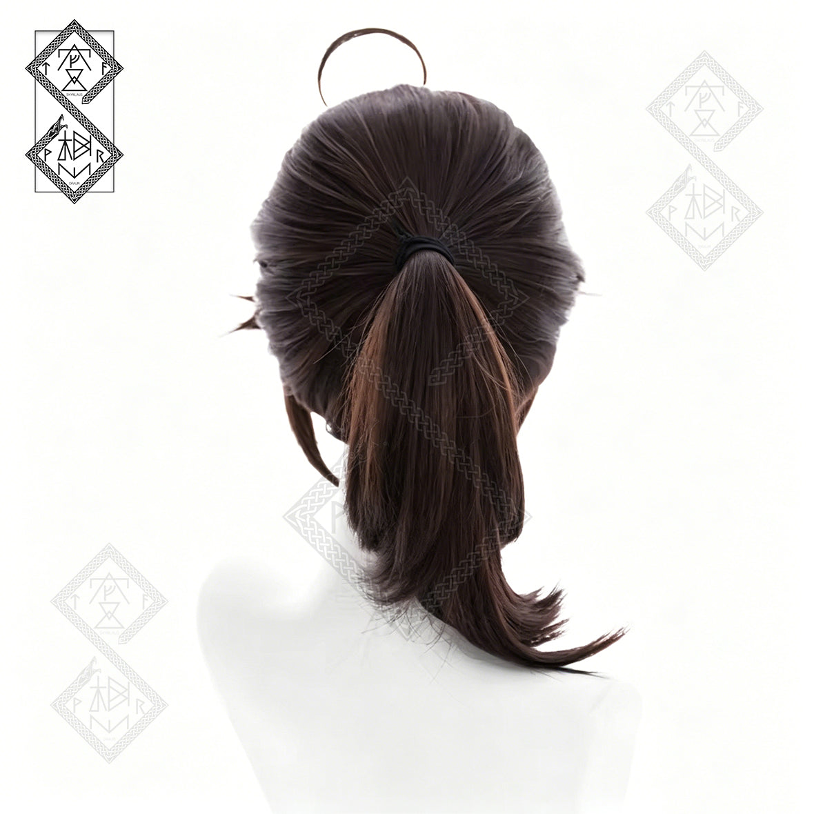 Luca Balsa Prisoner Cosplay Wig Identity V Short Black Styled Wig Heat Resistant Synthetic Hair with Hairline