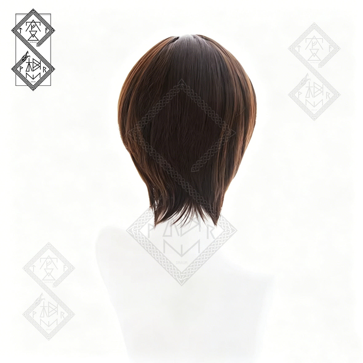 Haruhi Fujioka Cosplay Wig Ouran High School Host Club Short Brown Boy Cut Anime Wig Heat Resistant Synthetic Hair