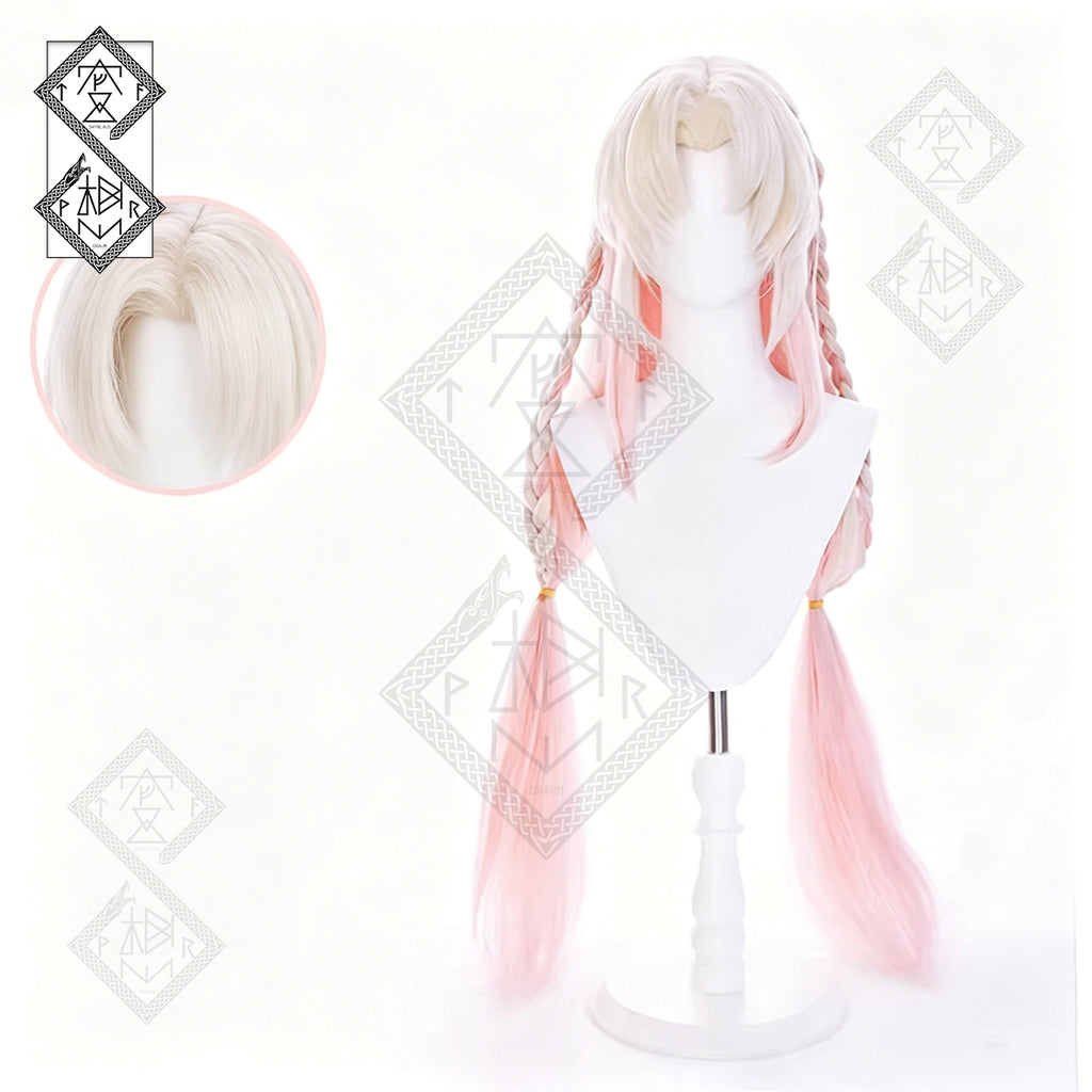 Naraka Bladepoint Kurumi Cosplay Wig Anime Wig Set Heat Resistant Synthetic Hair