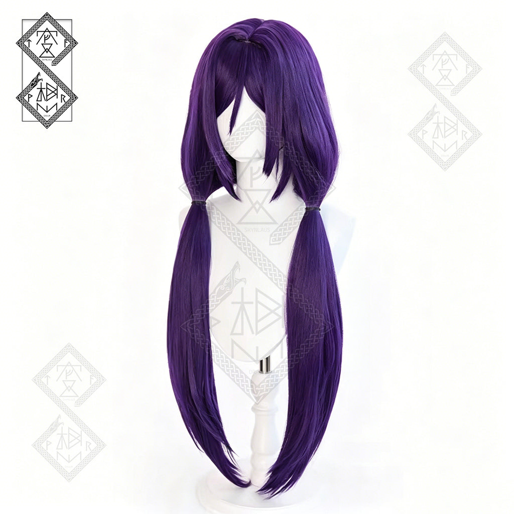 Love Live! Nozomi Tojo Cosplay Wig Heat Resistant Synthetic Anime Wig Long Purple Hair Pre-Styled Realistic Costume Wig