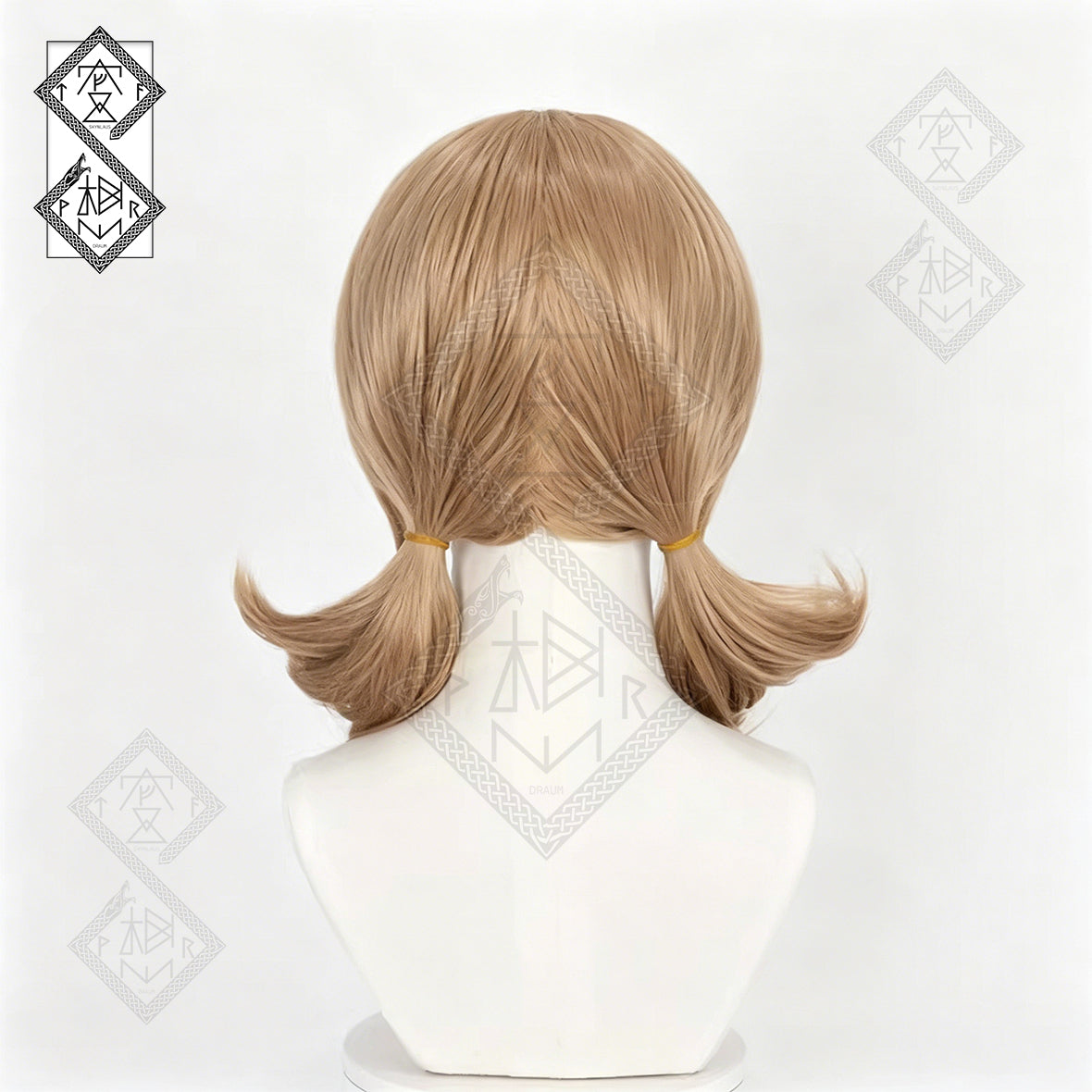 Identity V Gardener Emma Woods Sanrio Collaboration Cosplay Wig – Synthetic Heat Resistant Anime Costume Hair for Halloween & Comic Con