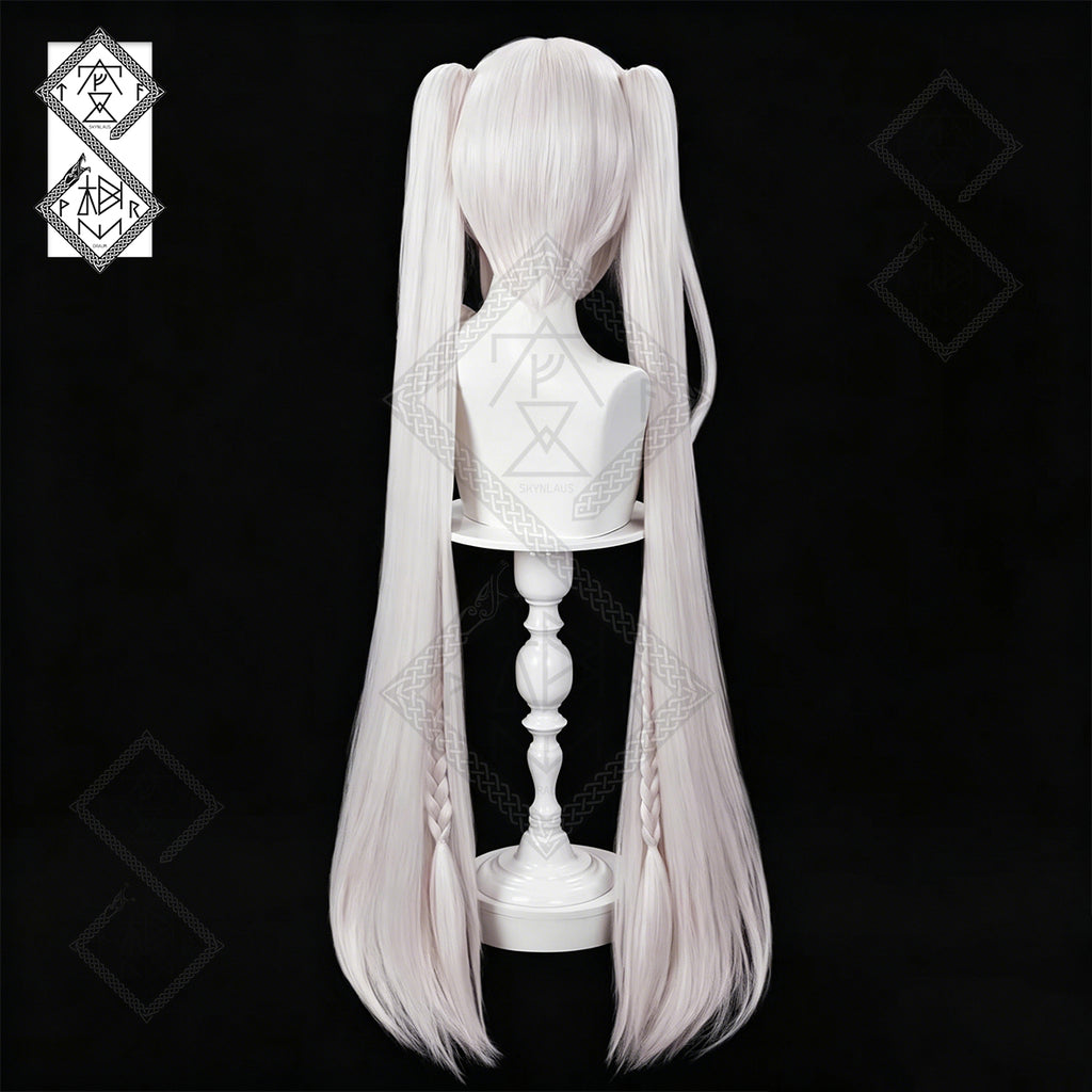 Sparkle Cosplay Wig Honkai Star Rail Blonde Twin Tails Anime Wig Heat Resistant for Halloween Costume