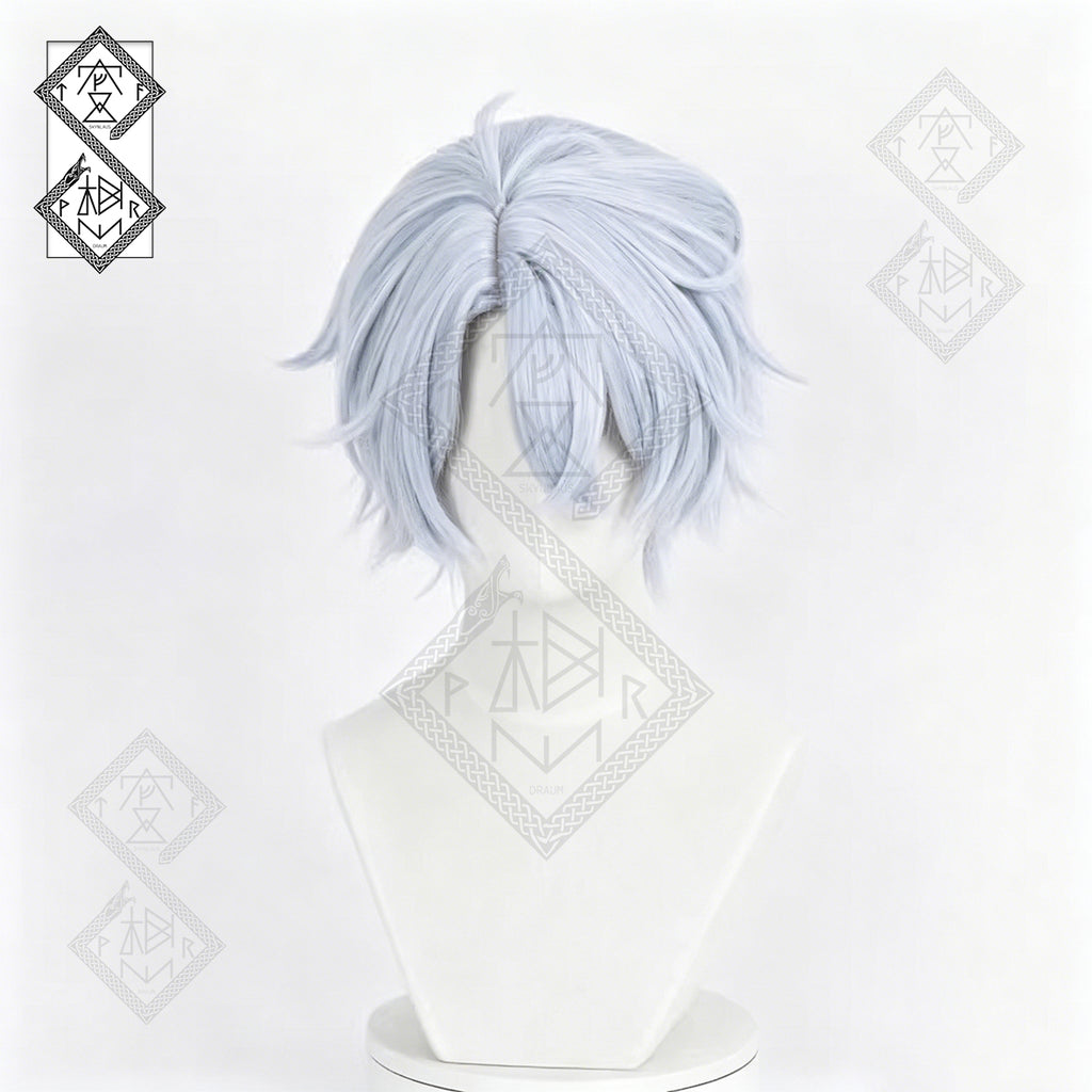 Honkai: Star Rail Phainon Cosplay Wig – Long White Anime Wig Heat Resistant Synthetic Hair for Halloween Costume & Role Play