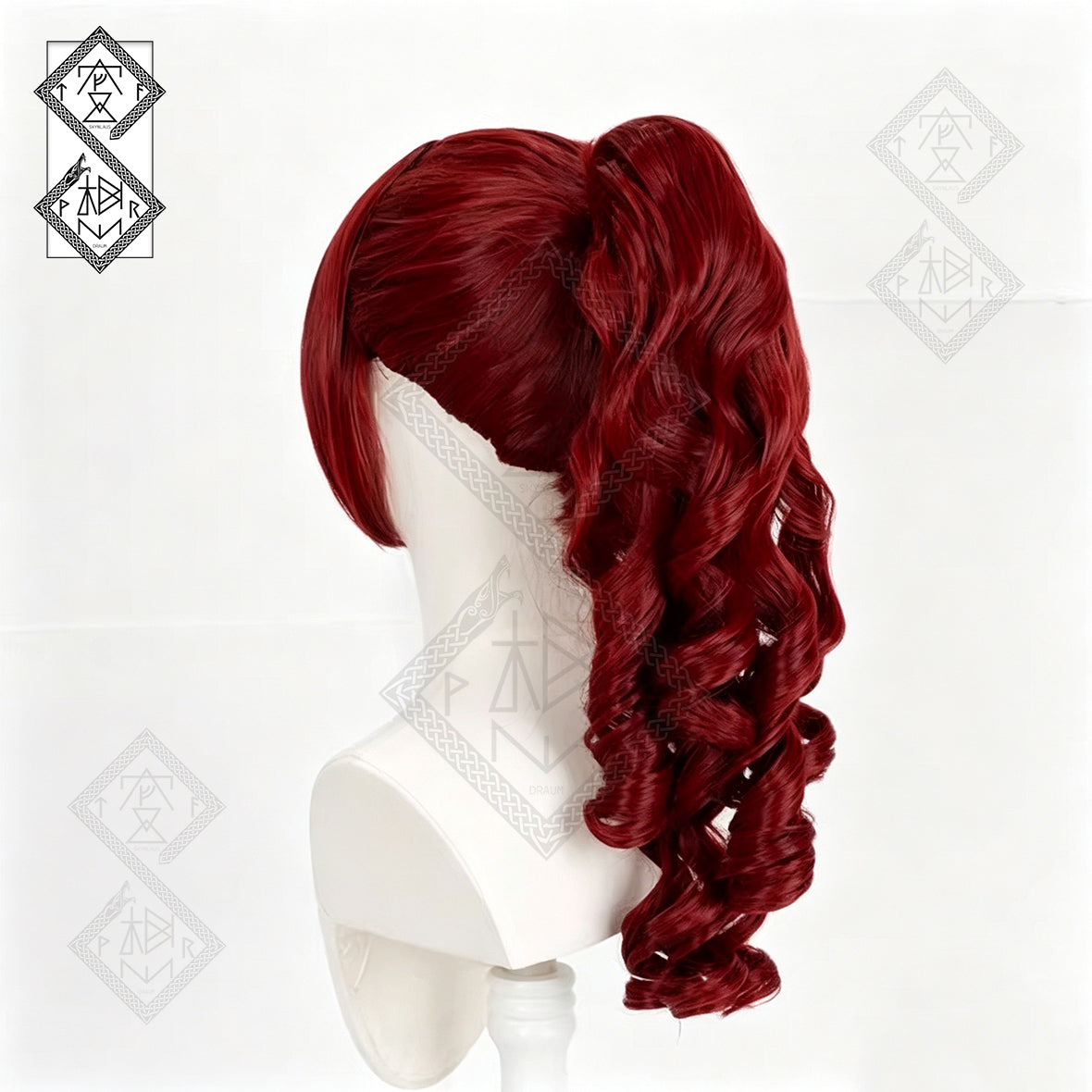 Persona 5 Kasumi Yoshizawa Cosplay Wig – Heat Resistant Red Long Curly Wig for Women | P5 Royal Anime Costume Hair