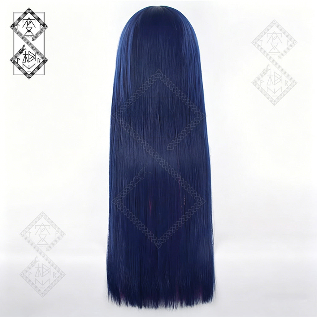 Panty & Stocking with Garterbelt Stocking Anarchy Cosplay Wig – 100cm Purple Long Anime Wig Heat Resistant