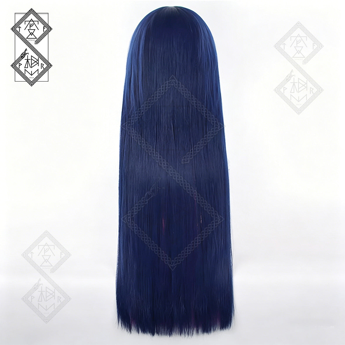Panty & Stocking with Garterbelt Stocking Anarchy Cosplay Wig – 100cm Purple Long Anime Wig Heat Resistant