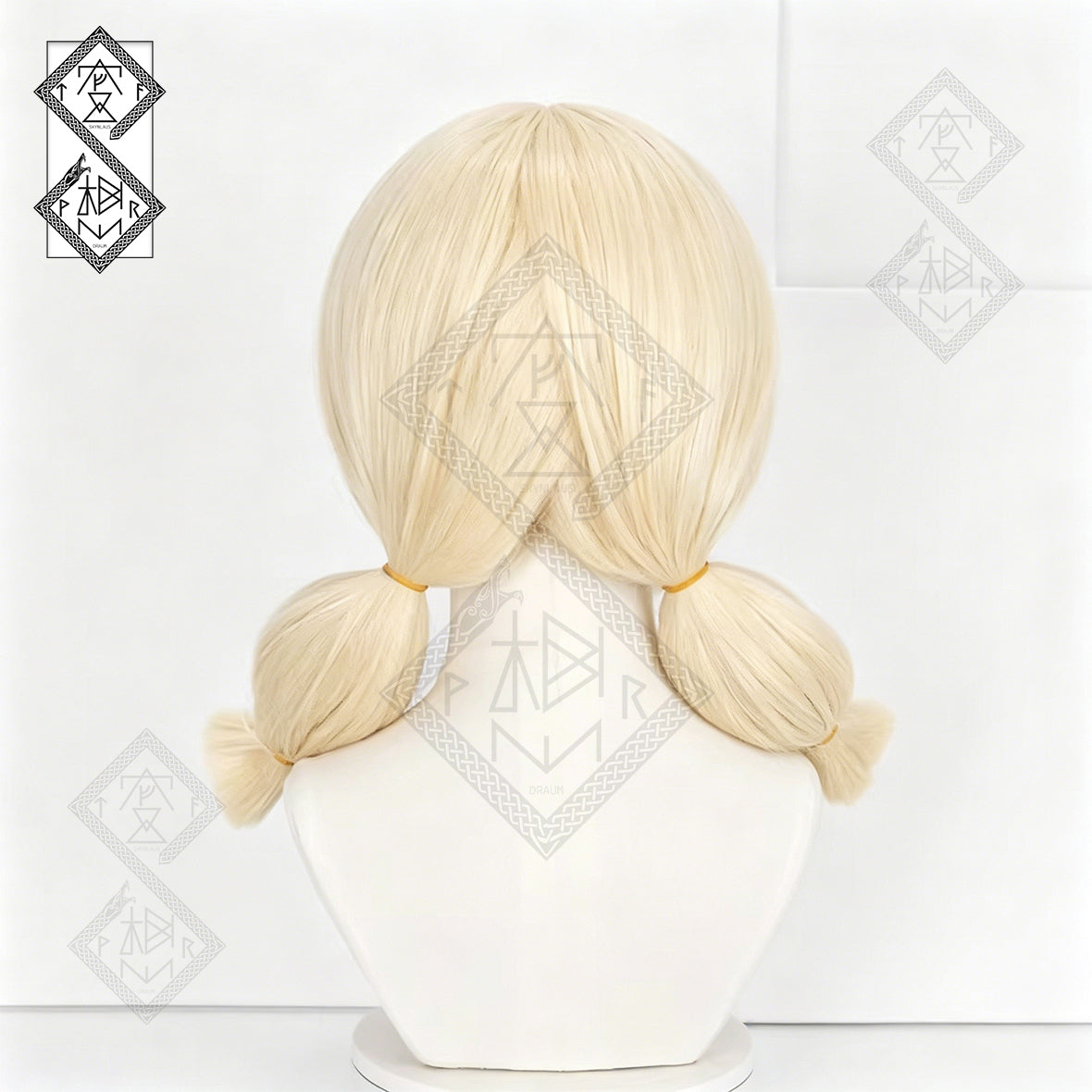 Identity V Cheerleader My Melody Cosplay Wig – Sanrio Collaboration Light Blonde Long Curly Anime Wig
