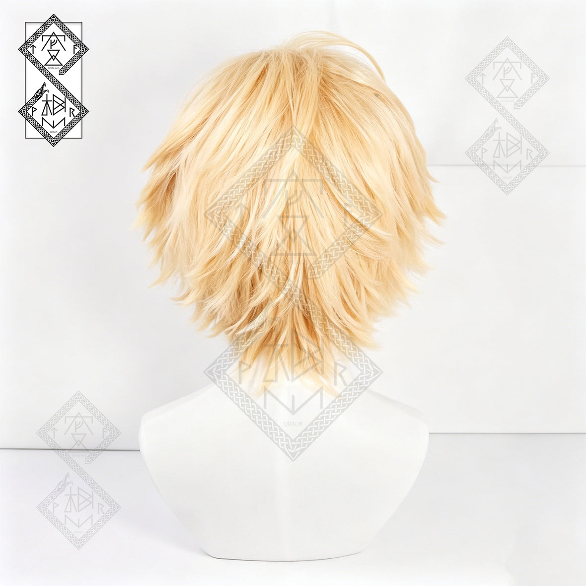 Chainsaw Man Denji Cosplay Wig Orange Blonde Anime Wig Heat Resistant Synthetic Hair