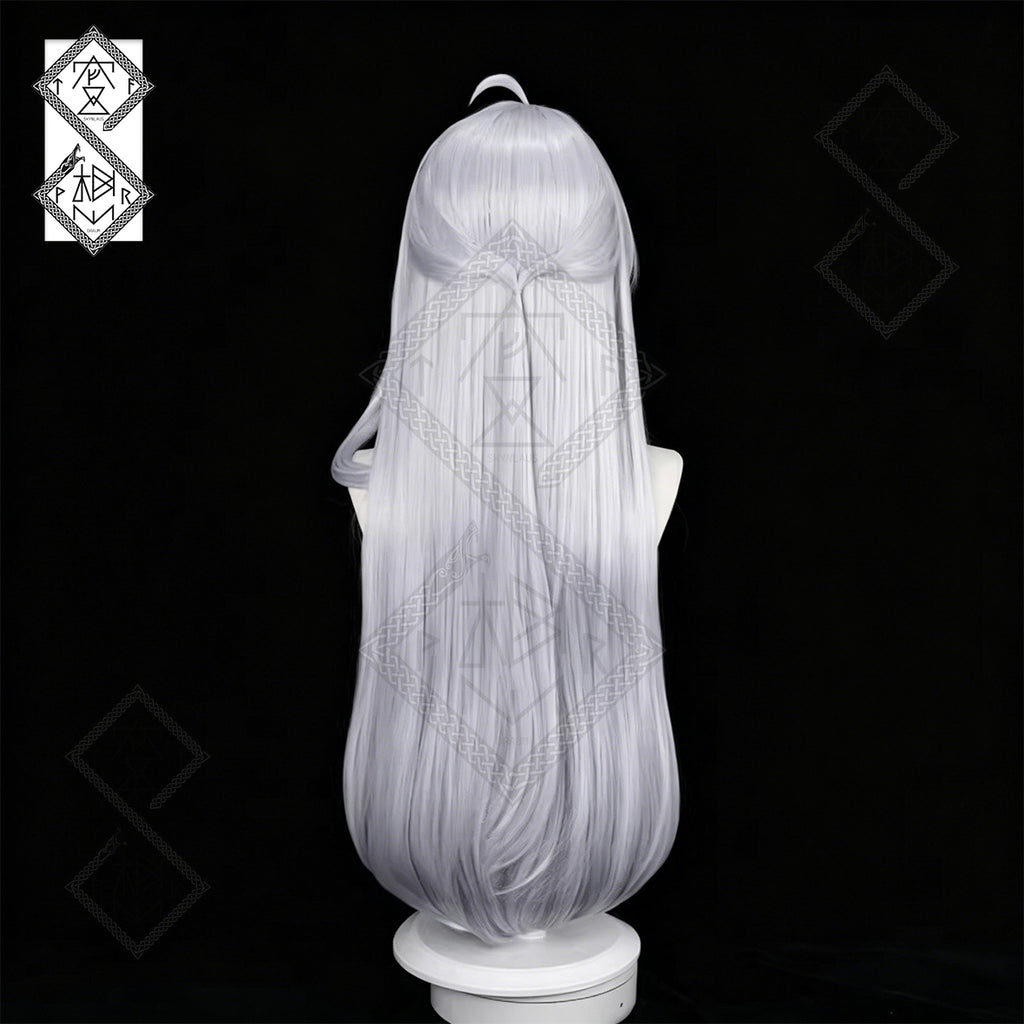 Yixuan Cosplay Wig for Zenless Zone Zero – Blue Silver White Gradient Long Anime Wig Heat Resistant