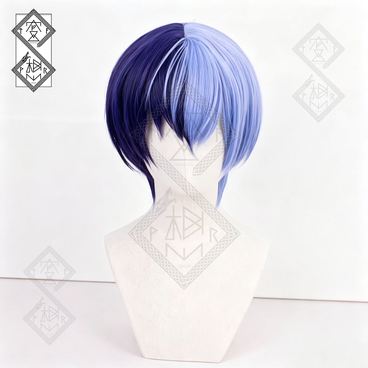 Aoyagi Toya Cosplay Wig – Project SEKAI Colorful Stage Blue Gradient Anime Wig Heat Resistant
