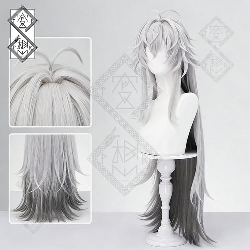 Arknights Lappland the Decadenza Cosplay Wig – Long Gradient Synthetic Hair(Scalp Top Ver.1)