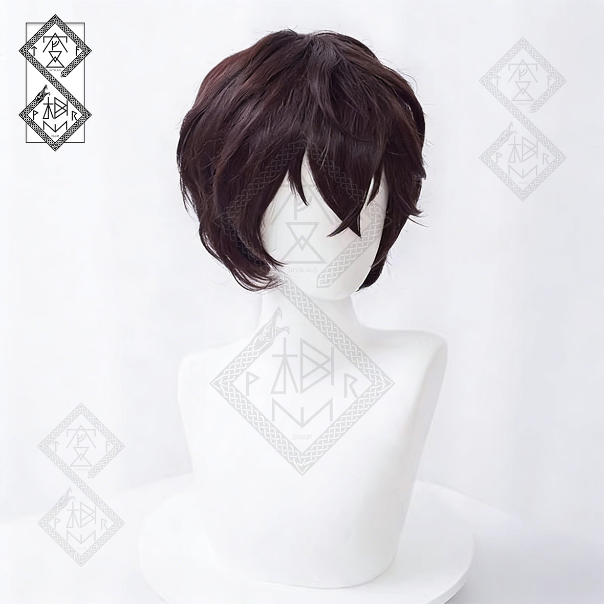 Krul Tepes Cosplay Wig Seraph of the End Purple Twin Tails Anime Wig Clip-On Heat Resistant Synthetic Hair(Fluffy Top Ver.1)