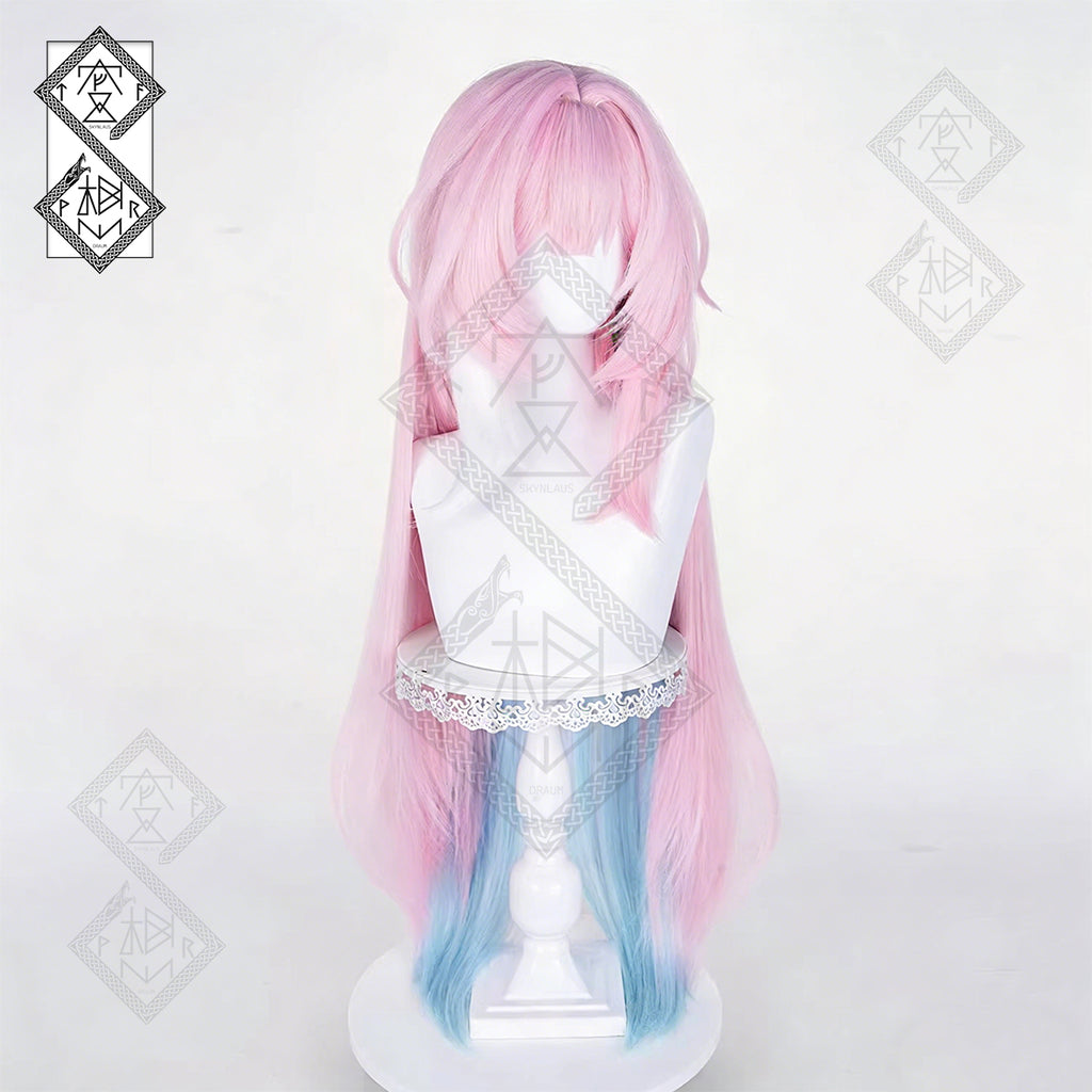 Honkai: Star Rail Cyrene Cosplay Wig – Mixed Color Fluffy Anime Hair Wig(Ver.1 Two-Tone)
