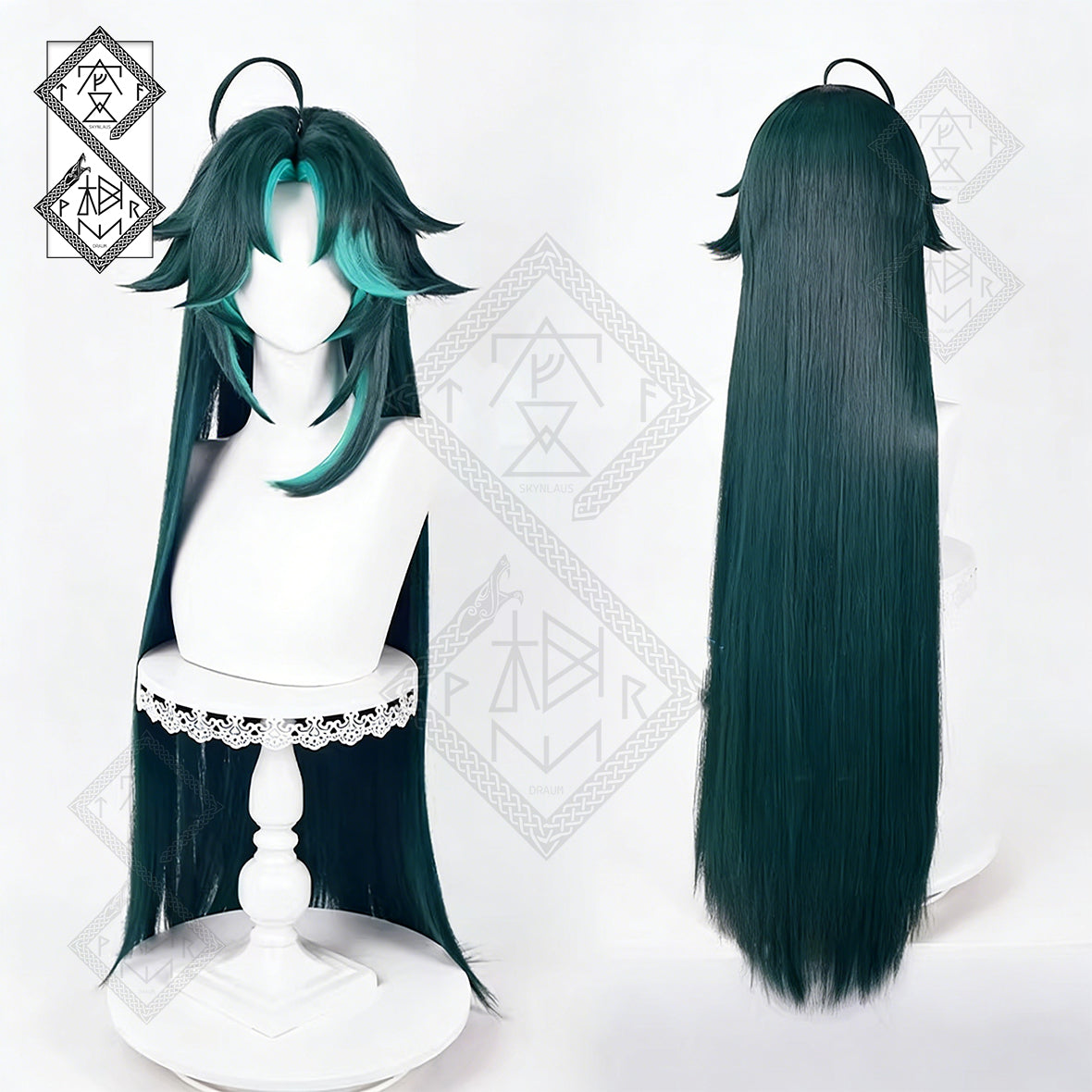 Xiao Cosplay Wig – Genshin Impact Long Anime Wig Heat Resistant Styled Hair (Special Color Available)Ver.1