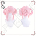 Anime Cosplay Wig for Madoka Kaname | Puella Magi Madoka Magica Twin Tail Wig | Heat Resistant Hair for Halloween & Cosplay(Ver.2 Styled Updo)