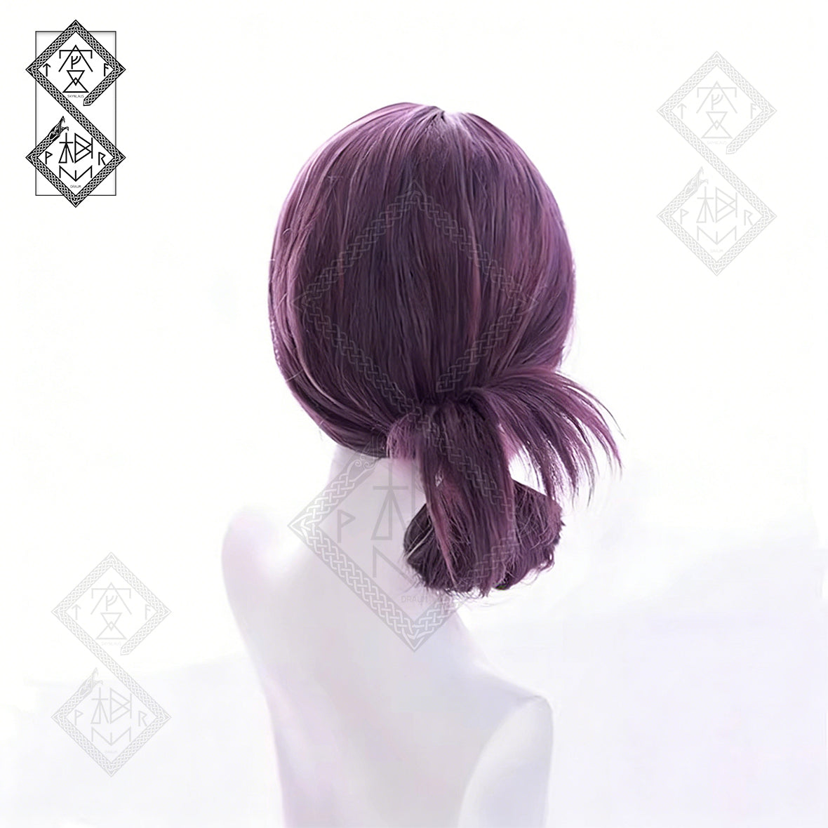 Chainsaw Man Reze Cosplay Wig | Pre-Styled Ponytail Anime Wig | Heat Resistant Synthetic Hair(Ver.1 Basic Version)