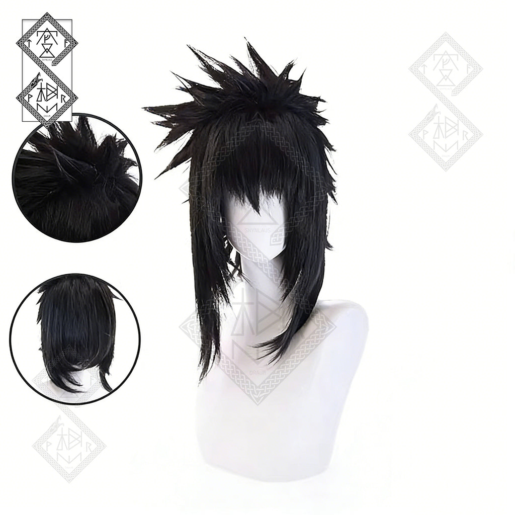 Naruto Sasuke Uchiha Cosplay Wig | Spiky Anime Wig | Heat Resistant Synthetic Hair
