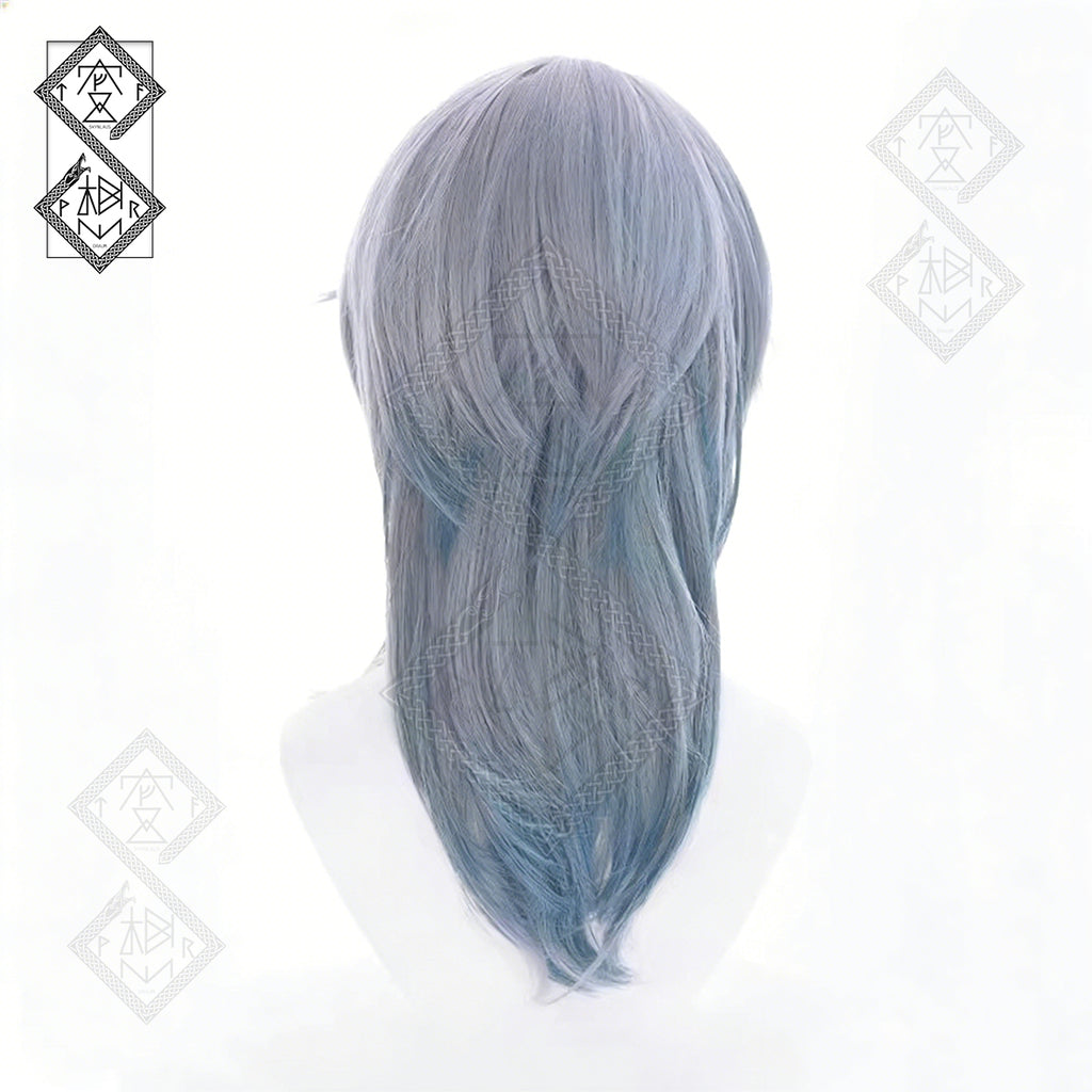 Honkai: Star Rail Sunday Wig Cosplay Wig Silver Anime Wig Realistic Natural Hair Costume Wig