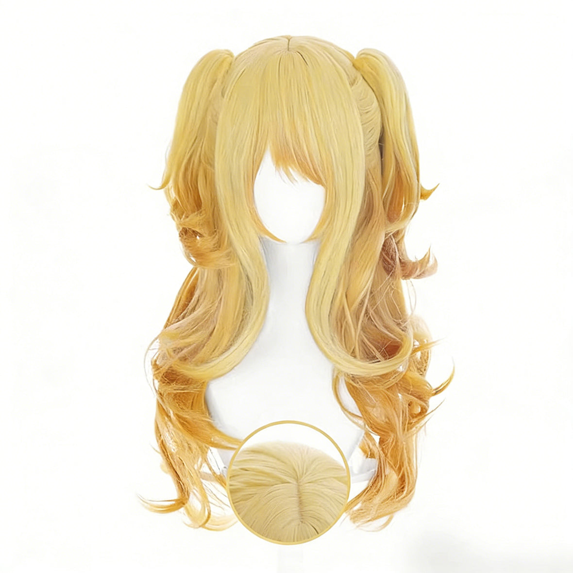 Citrus Anime Cosplay Wig – Aihara Yuzu Inspired Hair – Soft Synthetic Wig for Halloween, Anime Conventions, Cosplay Parties